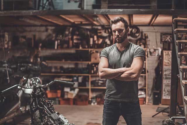 building motorcycle