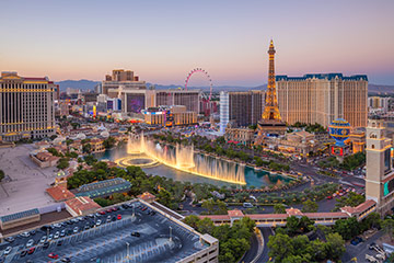 View of the Las Vegas strip